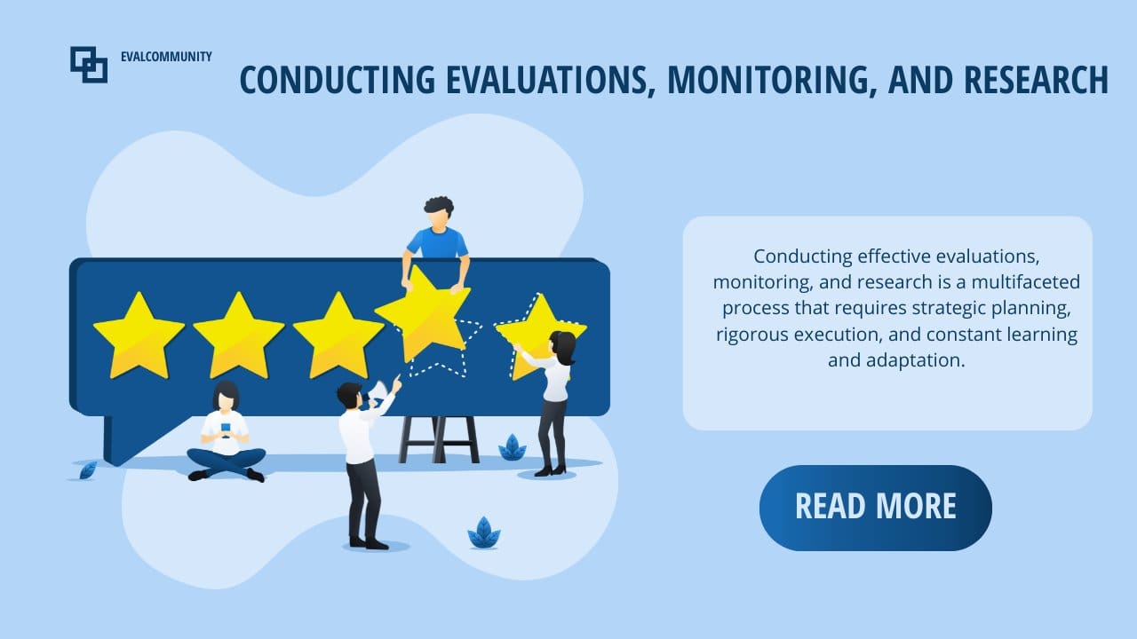 Effective Strategies for Conducting Evaluations, Monitoring, and Research